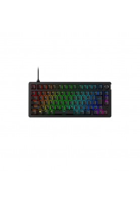 HyperX Клавіатура механічна Alloy Rise 75key, Red, USB-A, EN/UA, RGB, чорний