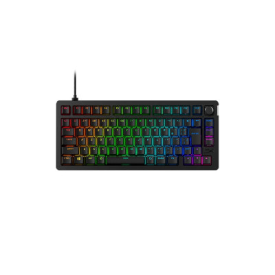 HyperX Клавіатура механічна Alloy Rise 75key, Red, USB-A, EN/UA, RGB, чорний