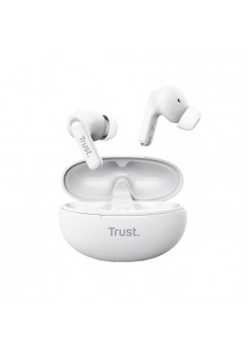 Trust Навушники TWS Yavi Earbuds BT 5.3, ENC, SBC, Mic, Білий