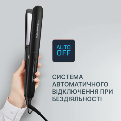 Rowenta Випрямляч Optiliss +, >240Вт, темп.режимів-10, 140-230С, кераміка, турмалін, чорний