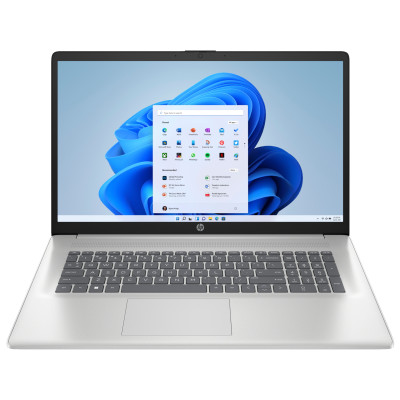 HP Ноутбук HP 17-cn3001ua 17.3" FHD IPS AG, Intel i5-1334U, 16GB, F1024GB, UMA, DOS, сріблястий