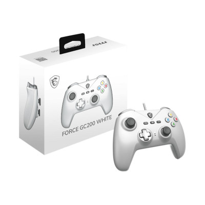 MSI Геймпад FORCE GC200 WHITE, USB-A, білий