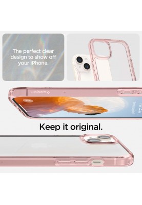Spigen Чохол для Apple iPhone 14 Plus Ultra Hybrid, Rose Crystal