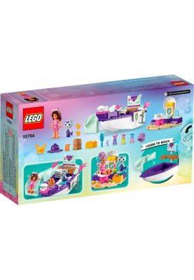 LEGO Конструктор Gabby's Dollhouse Корабель і спа Ґаббі й Нявки