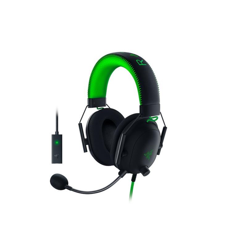 Razer Гарнітура Blackshark V2 + USB Mic Enhancer SE Black/Green