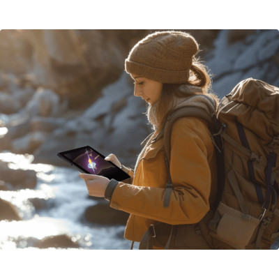 Doogee Планшет R08 10.1` 6ГБ, 256ГБ, LTE, 7680мА•г, Android, чорний