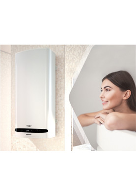 Tesy Водонагрівач електр. Bellislimo Cloud плоский GCR 502722 E31 ECW Wi-Fi, 50л, 2,2 кВт, ун. монтаж, електр. кер-ня, B, білий