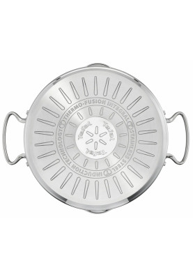 Tefal Кастрюля DUETTO+, 2л, з кришкою, нержавіюча сталь, скло