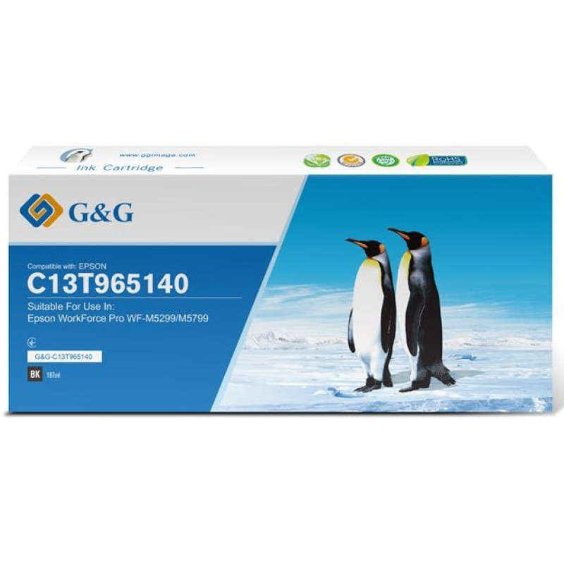 G&G Картридж для Epson WorkForce Pro WF-5299DW/M5799DWF/M5298DW (10000стр)