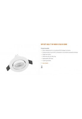 Osram Світильник-спот Spot Kit LEDr PAR16 7W/4000K DIM