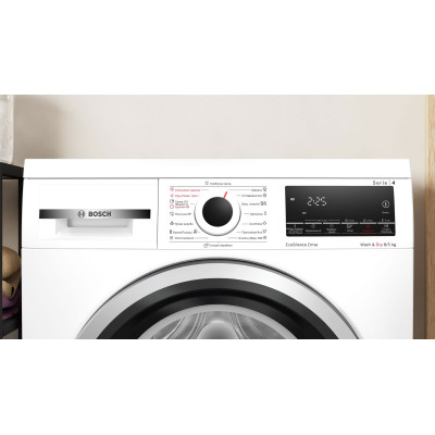 Bosch Прально-сушильна машина фронтальна, 8(5)кг, 1400, A, 50см, дисплей, білий