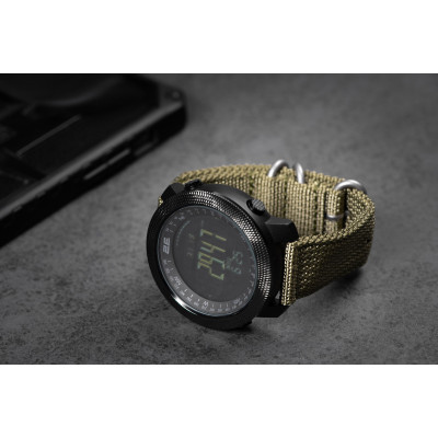 2E Tactical Тактичний годинник Trek Pro Black-Green з компасом, барометром та крокомір