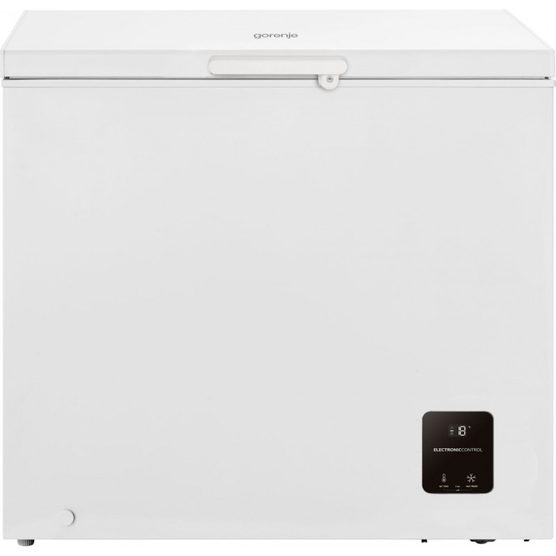 Gorenje Морозильна скриня, 191л, А+, ST, Дисплей, білий