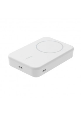 Belkin Акумулятор портативний літій-іонний Power Bank 8000мА·год, 15Вт, MagSafe Qi2, білий