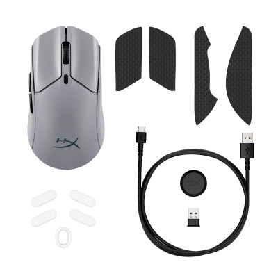 HyperX Миша Pulsefire Haste 2 Pro, RGB, USB-A/WL/BT, чорний