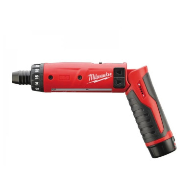 Milwaukee Викрутка акумуляторна Milwaukee 4В 2х2А·рік 5Нм 200об/хв сумка та ЗП 0.5кг