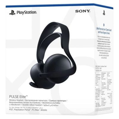 PlayStation Гарнітура PULSE Elite, WL (Чохол), Midnight Black