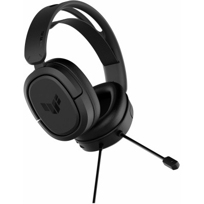 ASUS Гарнітура TUF Gaming H1 7.1, mini-jack/dual 3.5мм, 1.2м/1.2м, чорний