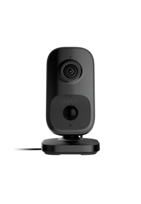 Ajax Камера відеоспостереження IndoorCam, внутрішня, 4мп, 110° вертикальний 60° горизонтальний, іч 8м, штучний інтелект, wi-fi, чорна