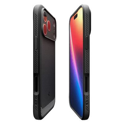 Spigen Чохол Spigen для iPhone 17 Pro, Rugged Armor MagFit, Matte Black