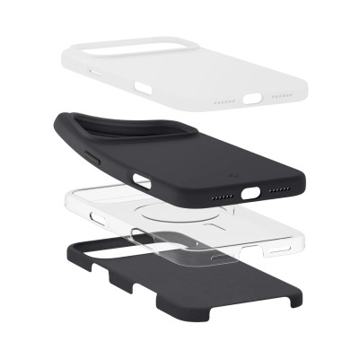 Spigen Чохол Spigen для iPhone 17 Pro Max, Silicone Fit MagFit, Black