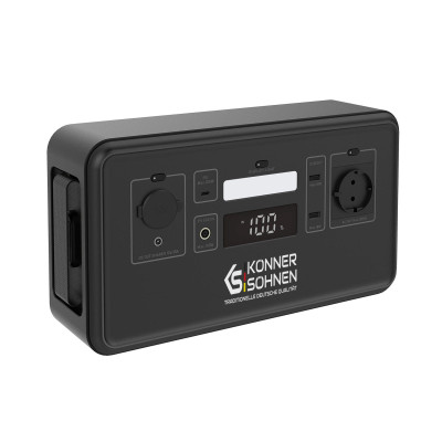 Könner & Söhnen Портативна електростанція Konner&Sohnen KS 500PS, 500Вт, 448Вт·рік, LifePo4, 230В, Bluetooth, 4.9кг