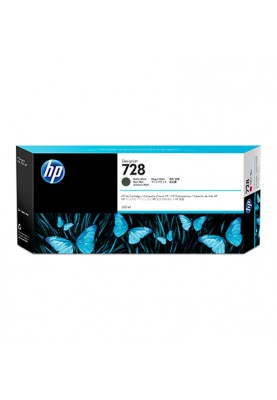 HP Картридж HP No.728 DesignJet T730/T830 Matte Black 300 ml