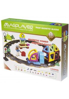 MagPlayer Конструктор магнітний 68 од. (MPK-68)
