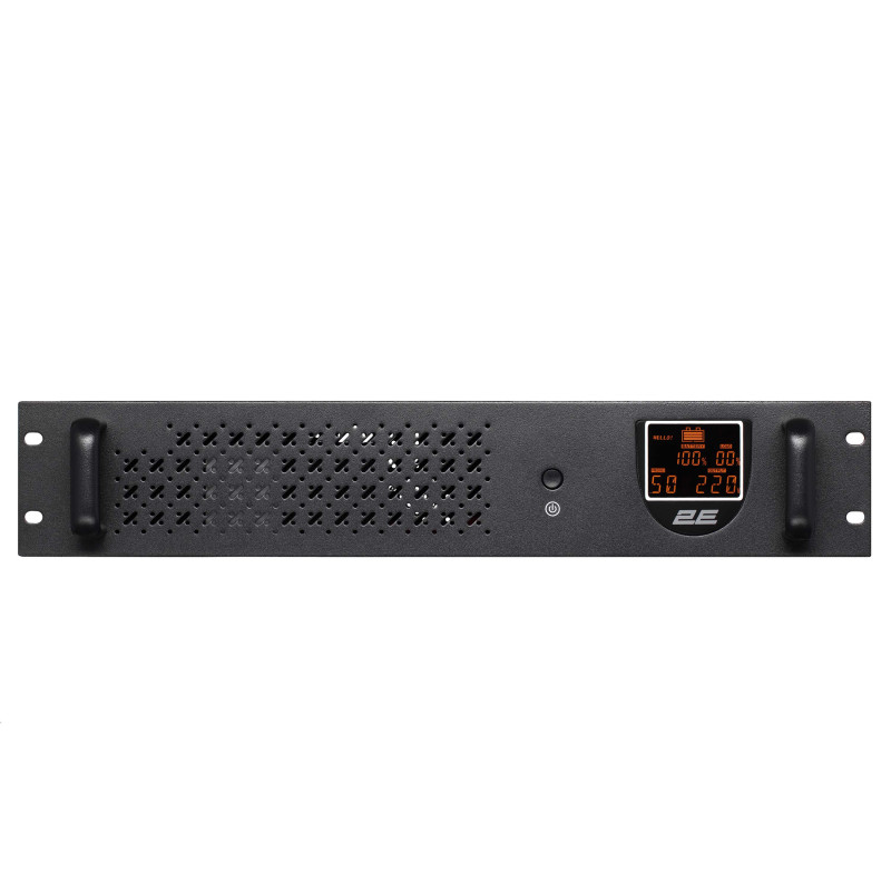 2E Джерело безперебійного живлення RE650, 650VA/360W, RM 2U, LCD, USB, 2xSchuko