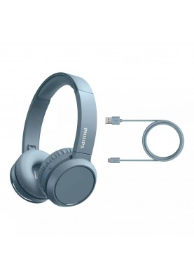 Philips TAH4205 On-ear Mic[Навушники Wireless On-ear TAH4205 BT 5.0, SBC, Синій]