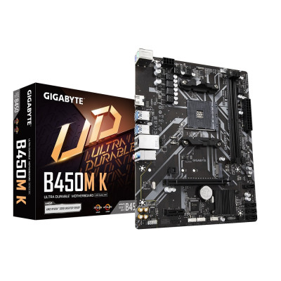 Gigabyte Материнська плата B450M_K sAM4 b450 2xDDR4 HDMI mATX