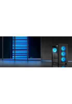 Chieftec Корпус Gaming Hunter 3, без БЖ, 2xUSB3.0, 1xUSB3.2 Gen2 Type-C, 4x120мм ARGB, VGA 425мм, LCS ready, TG Side panel, EATX, чорний
