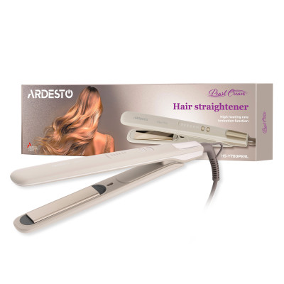 ARDESTO Випрямляч  Pearl Cream, 50Вт, 140-230C, кераміка, бежевий