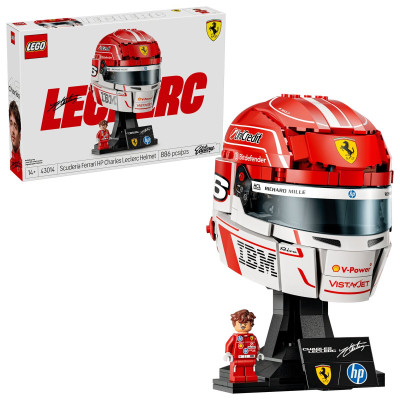 LEGO Конструктор LEGO Editions Formula 1 Шолом Шарля Леклера з команди Scuderia Ferrari HP
