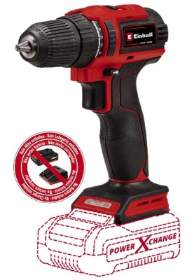 Einhell Шуруповерт ударний безщітковий TE-CD 18/40 Li BL - Solo, 18 В, 40 Нм, 1.19 кг