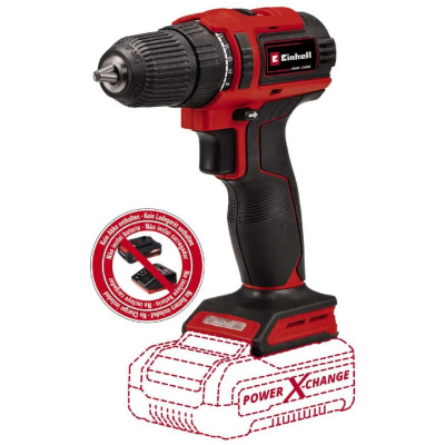 Einhell Шуруповерт ударний безщітковий TE-CD 18/40 Li BL - Solo, 18 В, 40 Нм, 1.19 кг Einhell Шуруповерт ударний безщітковий TE-CD 18/40 Li BL - Solo, 18 В, 40 Нм, 1.19 кг