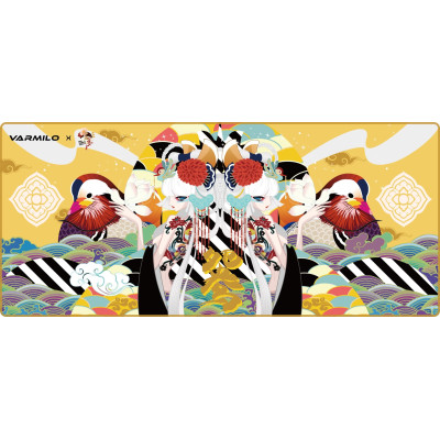 Varmilo Килимок для миші Lovebirds Gold Desk Mat XL (900х400х3мм)