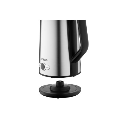 ARDESTO Електрочайник EKL-X52E/1.7 л/2200 Вт/підвійні стінки/LED дисплей/7 темп. режими/Strix контроль/нержавіюча сталь