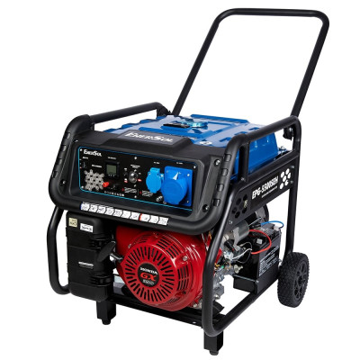 EnerSol Генератор бензиновий 230В 5/5.5кВт електростартер двигун Honda GX-390 89кг