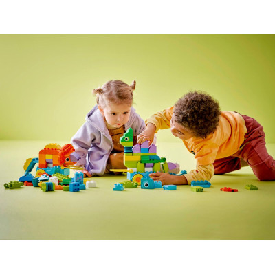 LEGO Конструктор LEGO DUPLO Town Динозаври на колесах 3в1 LEGO Конструктор LEGO DUPLO Town Динозаври на колесах 3в1