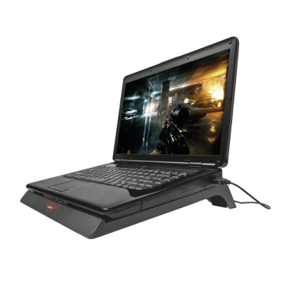 Trust Підставка для ноутбука GXT 220 Kuzo (17.3") RED LED Black