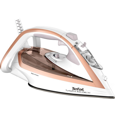 Tefal Праска TurboPro Anti-Calc, 3000Вт, 300мл, паровий удар -270гр, постійна пара - 50гр, керам. підошва, біло-бежевий