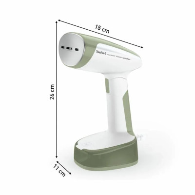 Tefal Відпарювач компактний Access 'Steam Pocket, 1300Вт, 120мл, постійна пара - 25гр, біло-зелений