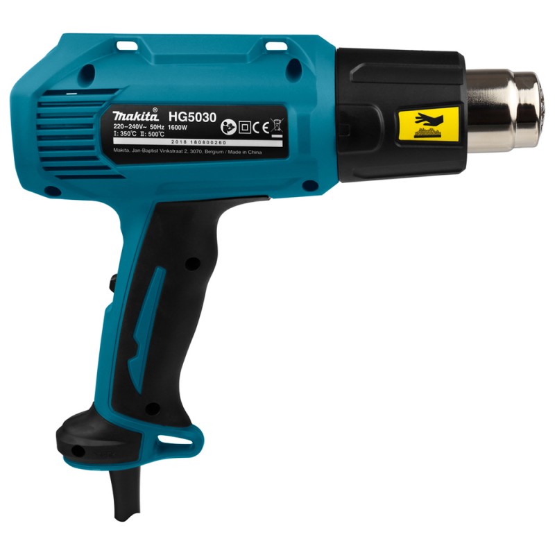 Makita Фен будівельний HG5030K 1600Вт 350/500°C 0.6кг