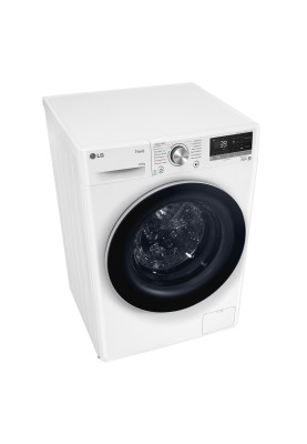 LG Прально-сушильна машина фронтальна, 9(6)кг, 1400, А, 56см, дисплей, пара, інвертор, білий