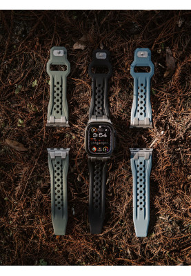 UAG Ремінець для Apple Watch Ultra 2/Ultra-49-45-44-42mm, Monarch, Cloud Blue/Titanium