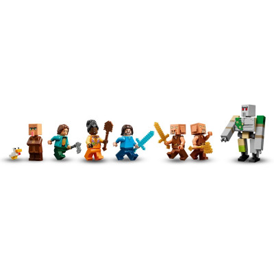LEGO Конструктор Minecraft Напад на село з повітряною кулею Ґаст