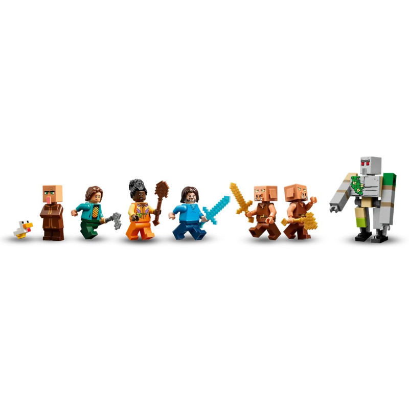 LEGO Конструктор Minecraft Напад на село з повітряною кулею Ґаст