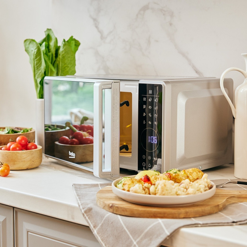 Beko Мікрохвильова піч Beko, 20л, мех.керув., 700Вт, сірий