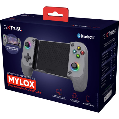 Trust Геймпад Trust GXT 735G Mylox Wireless mobile Gaming Controller, BT, сірий
